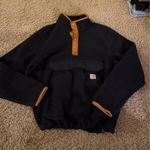 Carhartt Black and Tan Sweatshirt